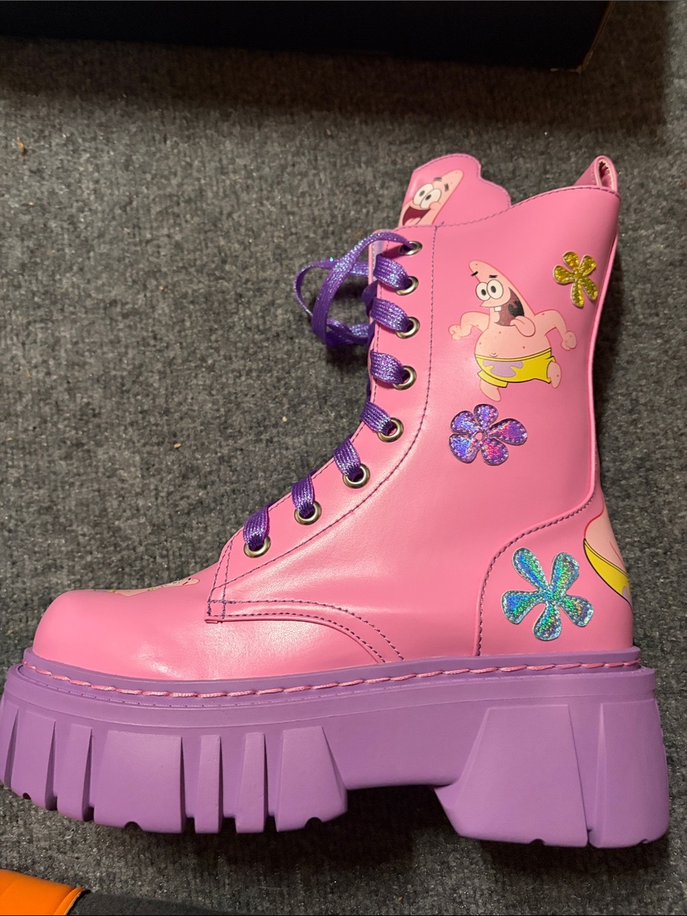 Club Exx Dolls Kill SpongeBob boot